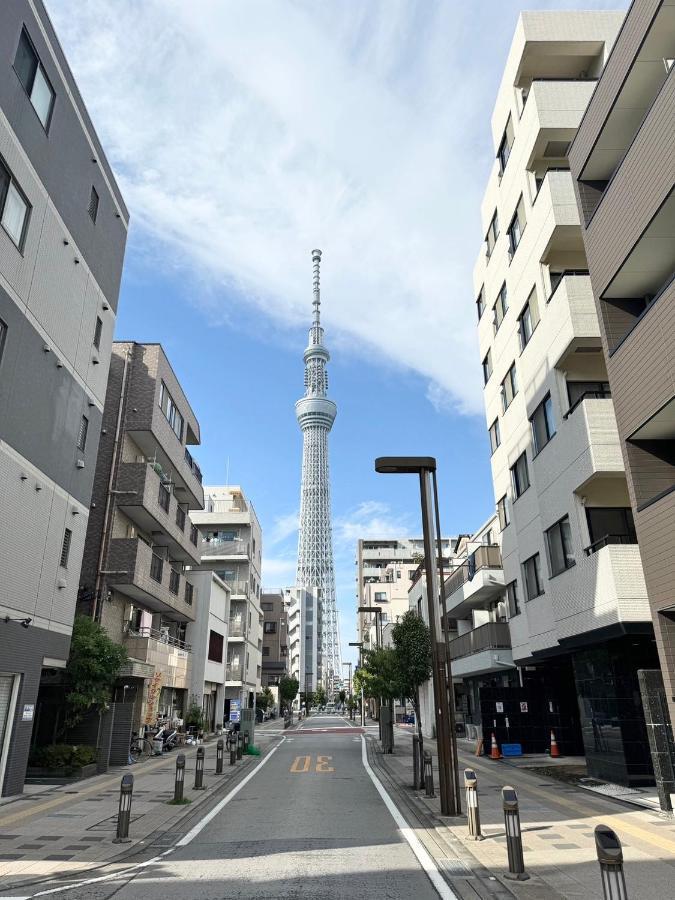 Ferienwohnung Skytree View Kinshicho - Self Check-In Only Präfektur Tokio Exterior foto