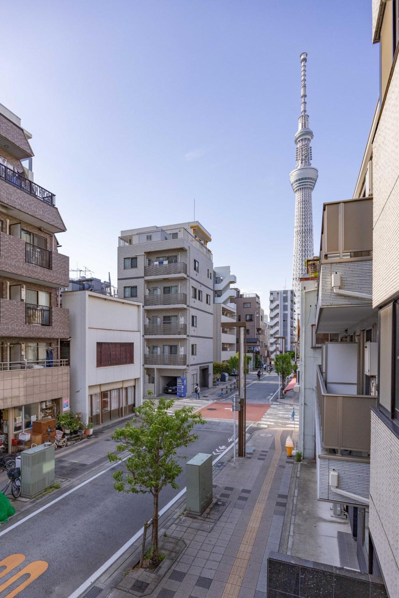 Ferienwohnung Skytree View Kinshicho - Self Check-In Only Präfektur Tokio Exterior foto