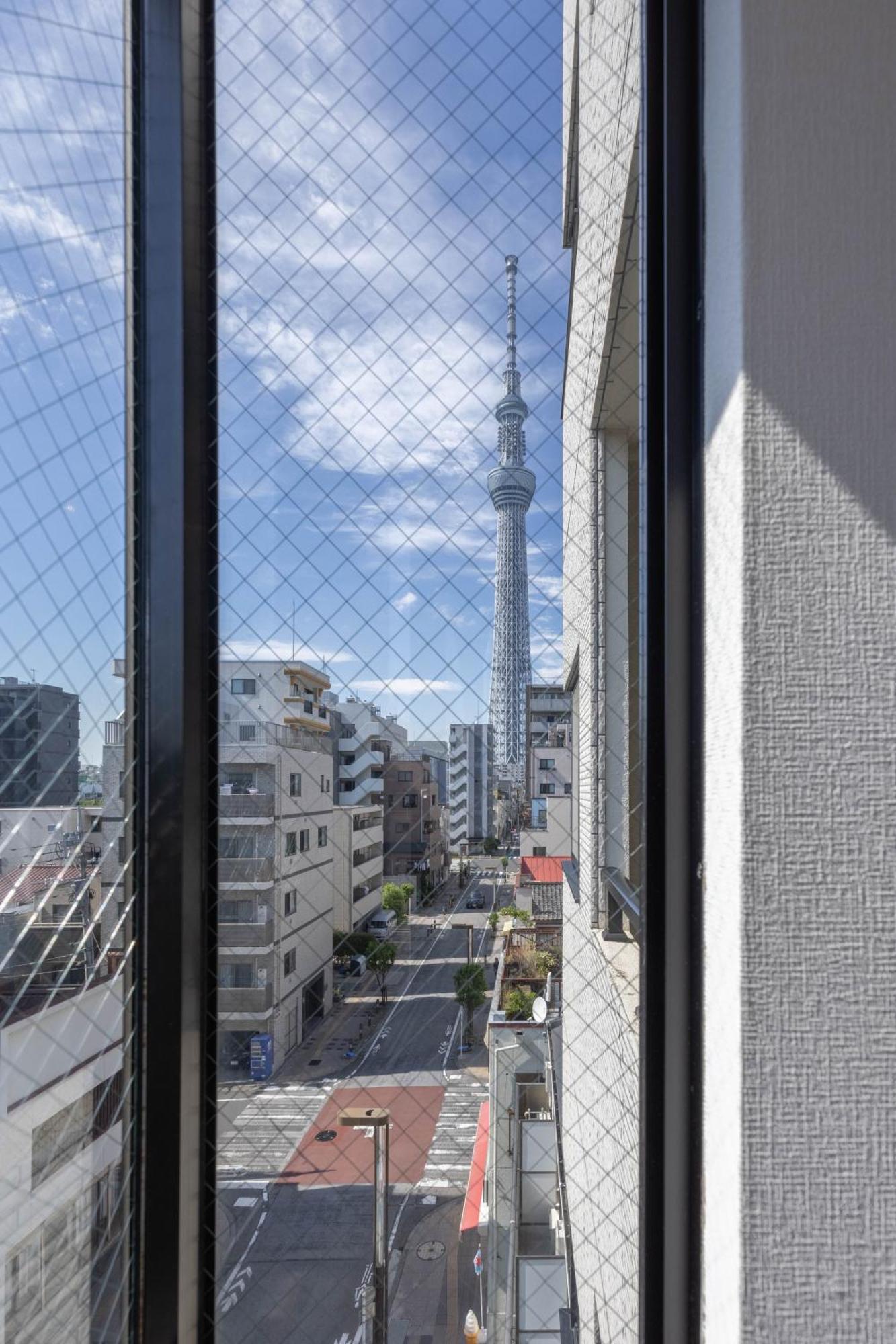 Ferienwohnung Skytree View Kinshicho - Self Check-In Only Präfektur Tokio Exterior foto